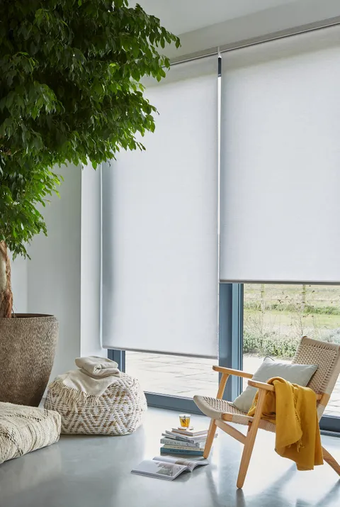 cortinas roller para living comedor